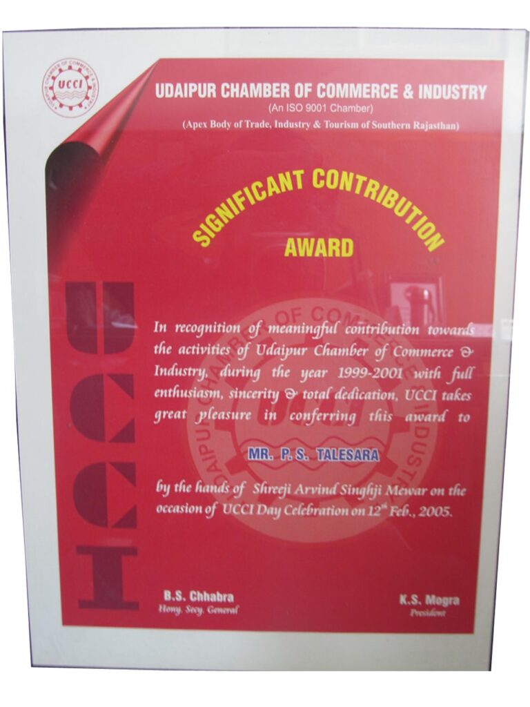 Significant Contribution Award