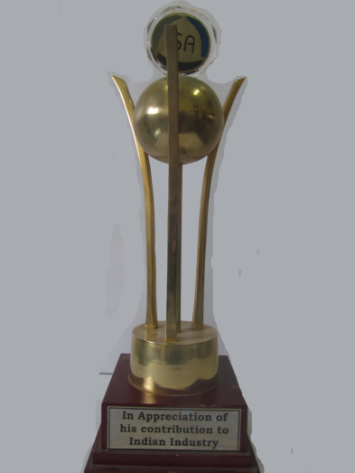 In appreciation of his contribution to Indian industry