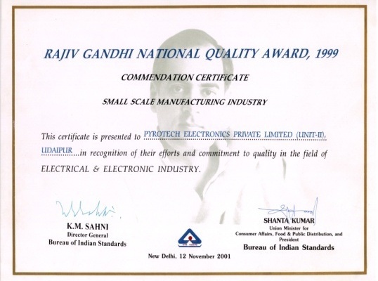 Rajiv Gandhi National Quality Award