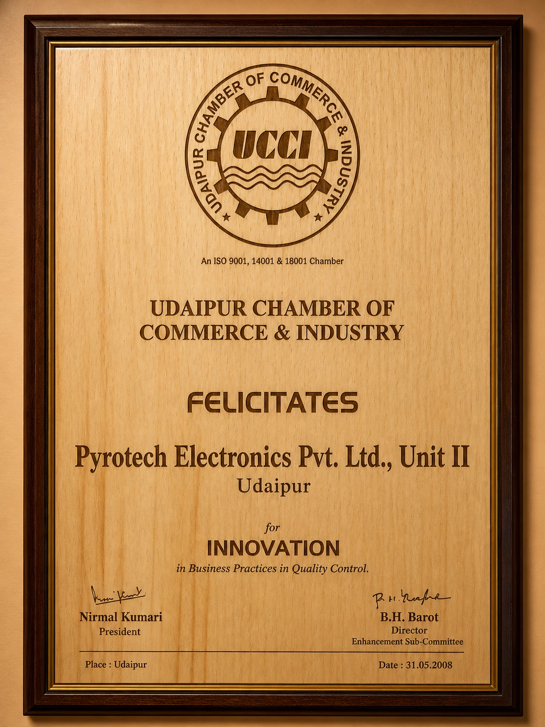 Udaipur Chamber of Commerce & Industry